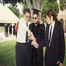 Karl Gerber graduates law school in 1990