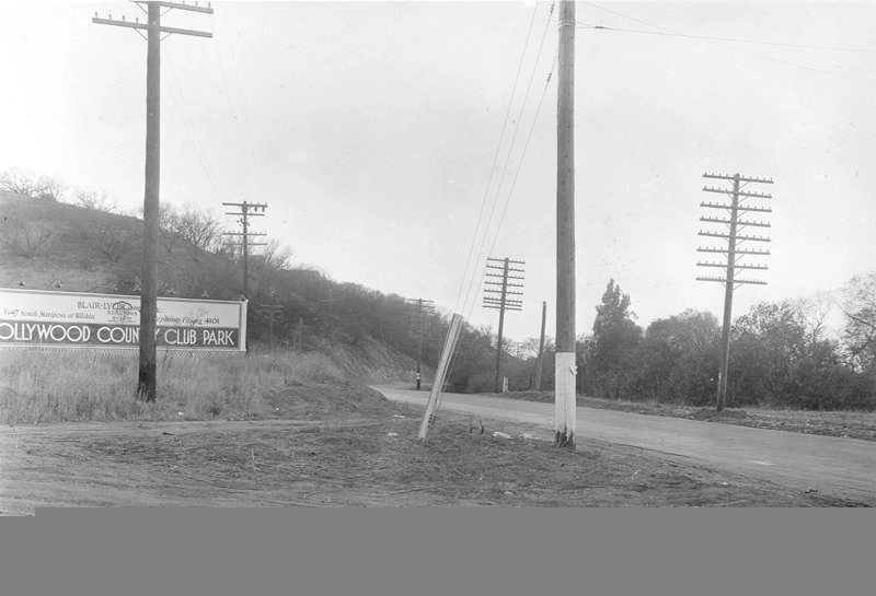 Hollywood Hills Country Club Sign Mr. Blair