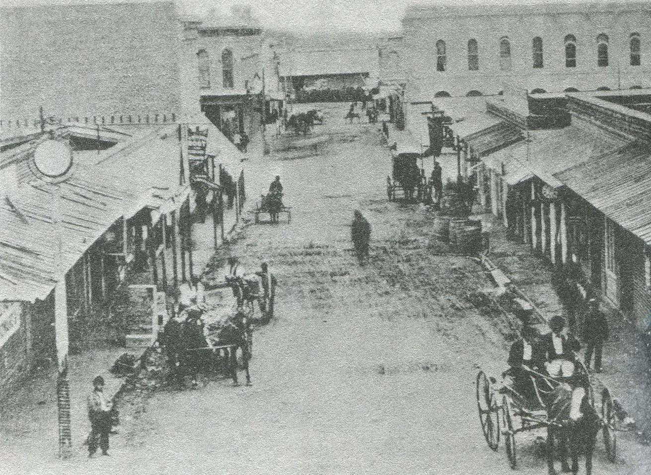 Old West scene