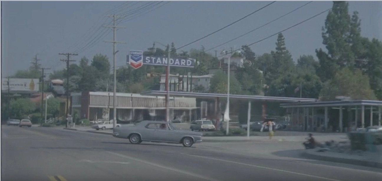 Standard Oil gas station, 1968