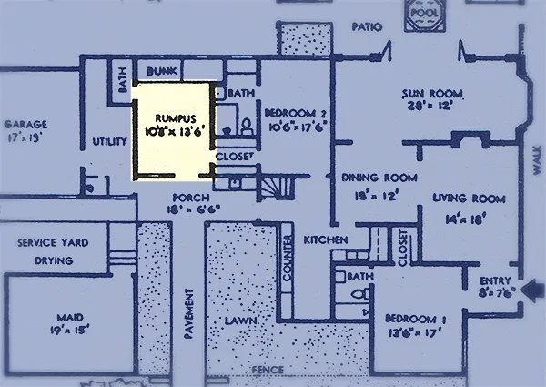floorplan from Sunset Homes
