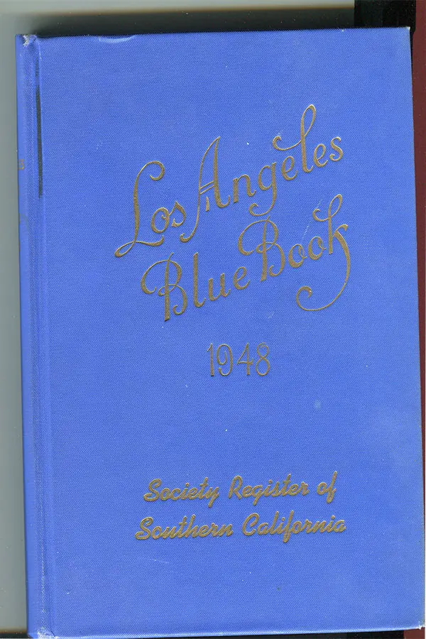 Los Angeles Blue Book 1948 – Vintage Los Angeles